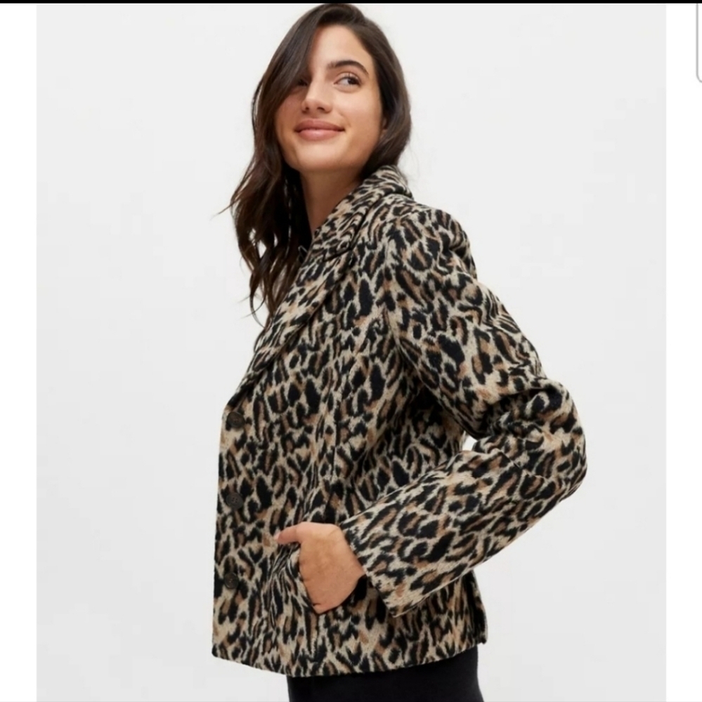 Urban Outfitters Terrie Leopard Blazer‎